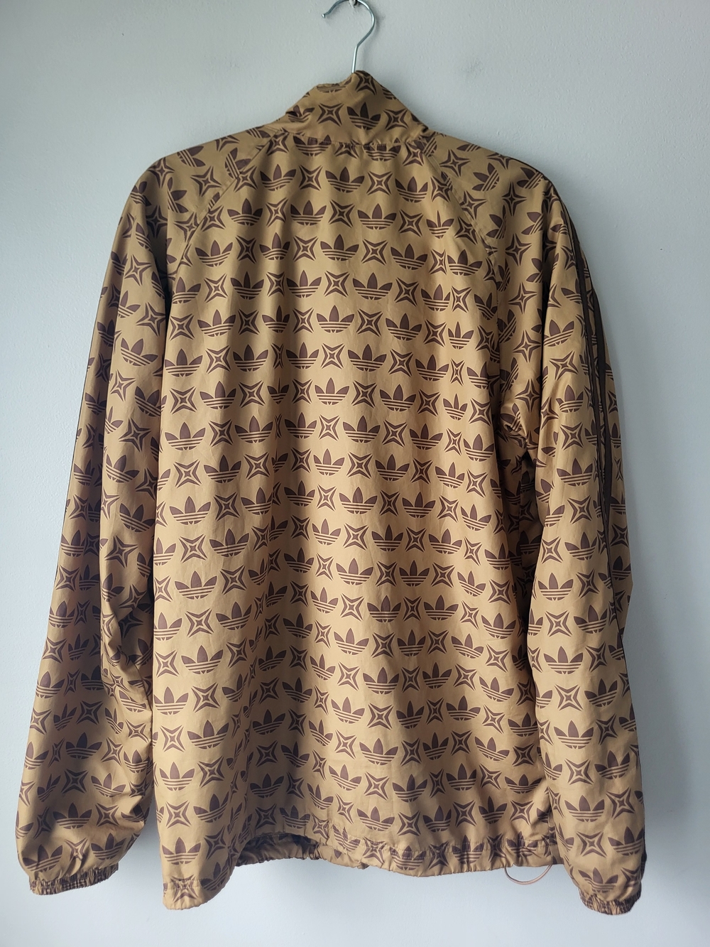 Vintage Rare 2007 Adidas Originals Trefoil Men’s Brown Track Jacket - Picture 2 of 11